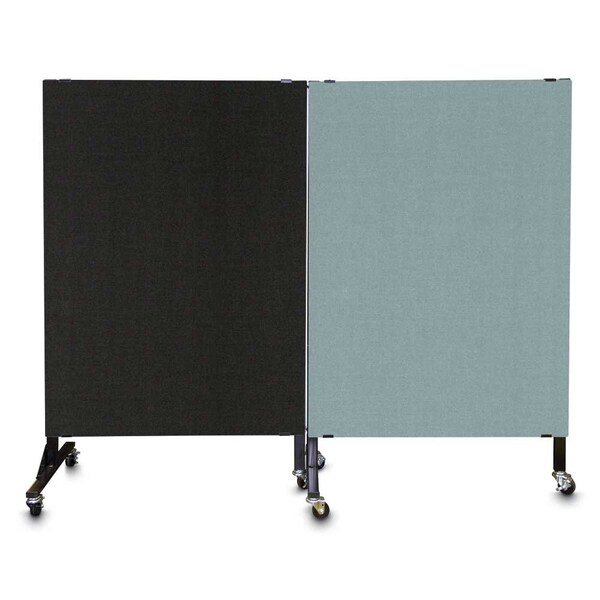 Enclosed Corkboard, 1 Door, 72"x48", 4" Fra